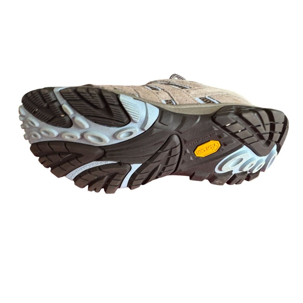 Merrell Women’s Hiking Trail Shoes Vibram Sole Gray Taupe Lightly Worn Size 10 - Picture 5 of 10